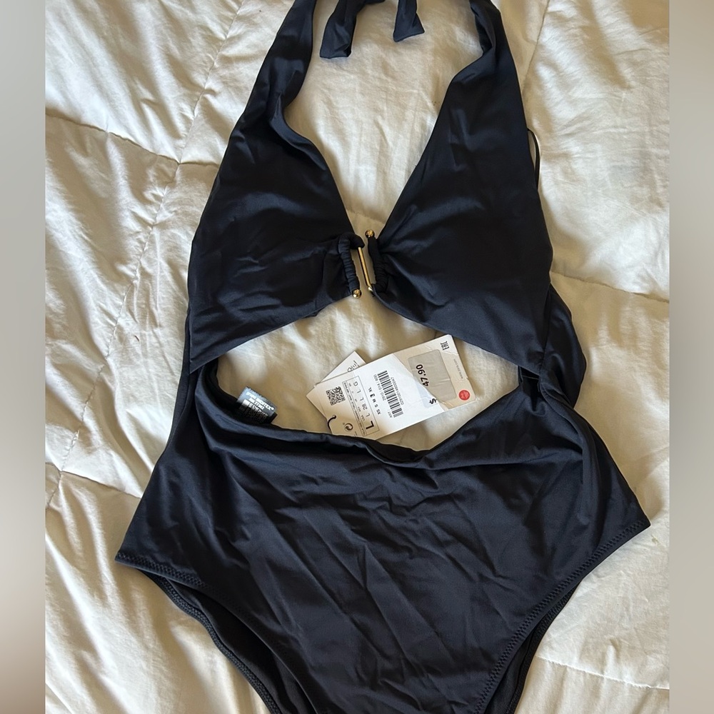 Zara one piece bathing suit